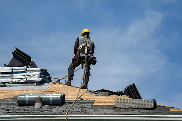 Professional Roof Replacement technician working in Fernwood, ID